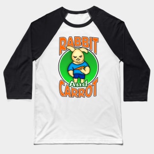 RABBIT AND CARROT Baseball T-Shirt